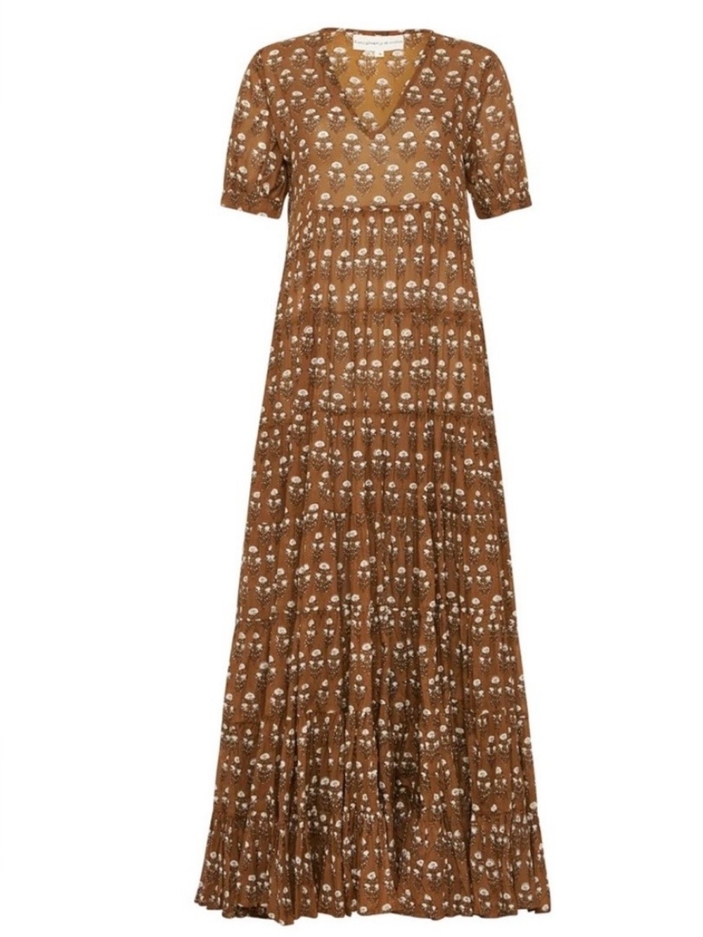 Daughters of India Chaaya Maxi Dress Chai XS
